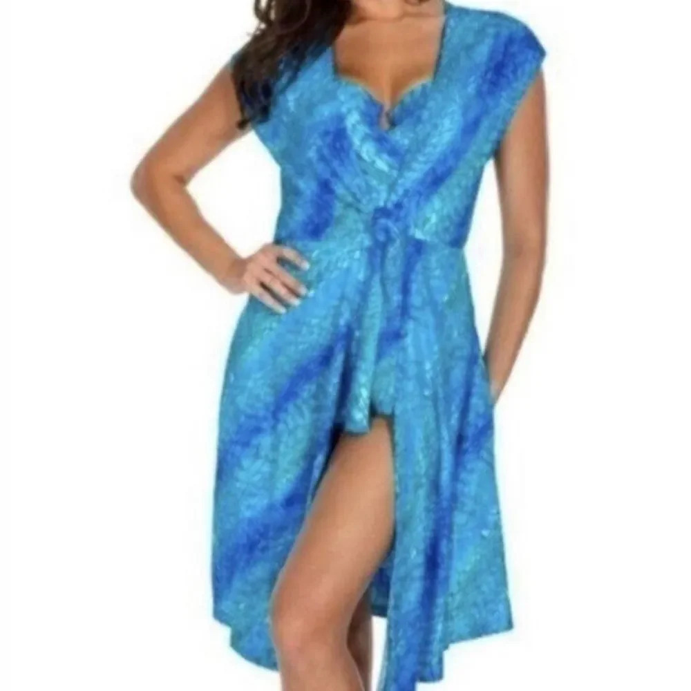 miraclesuit cap sleeve Swim Cover-Up
Tags:  Swimwear beach swim coverup summer